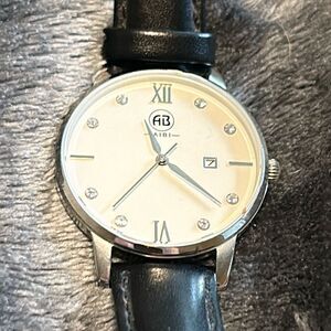 AIBJ Genuine Leather Band Wristwatch